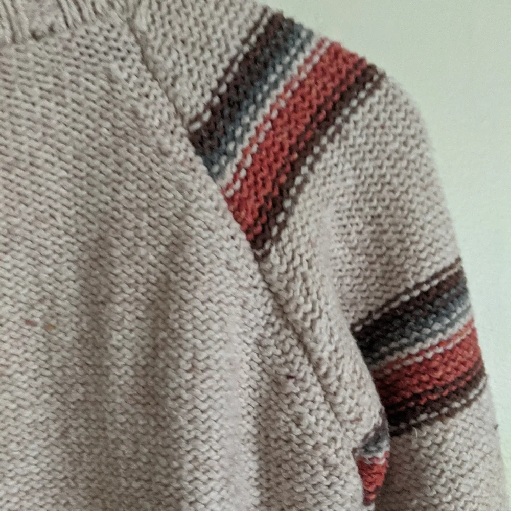 Lanosos chunky floral Turtleneck sweater size small - Picture 8 of 12